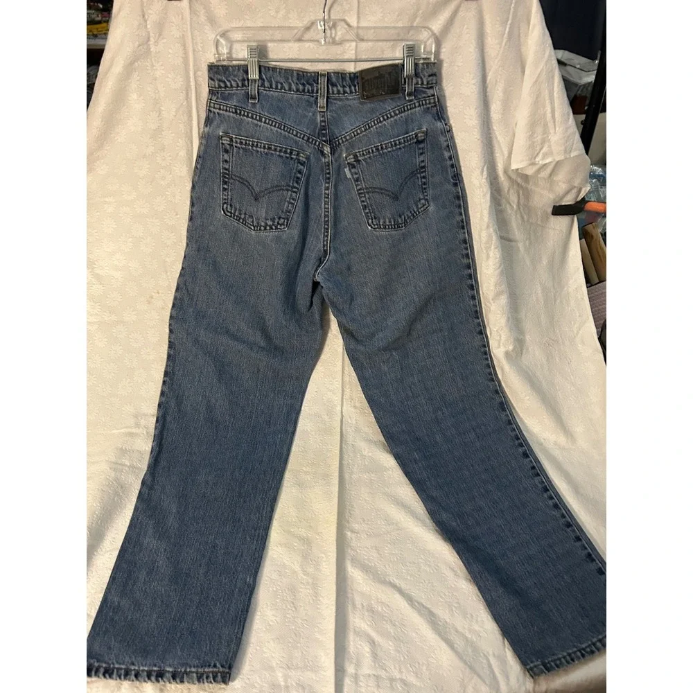 Vintage Levis SilverTab y2k Skater Loose Mens 31x32 Blue Denim Baggy Made in USA